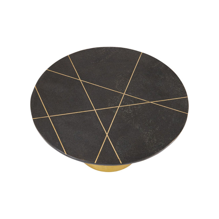 RABIA COFFEE TABLE WITH BLACK MARBLE TOP - Modern Home Interiors