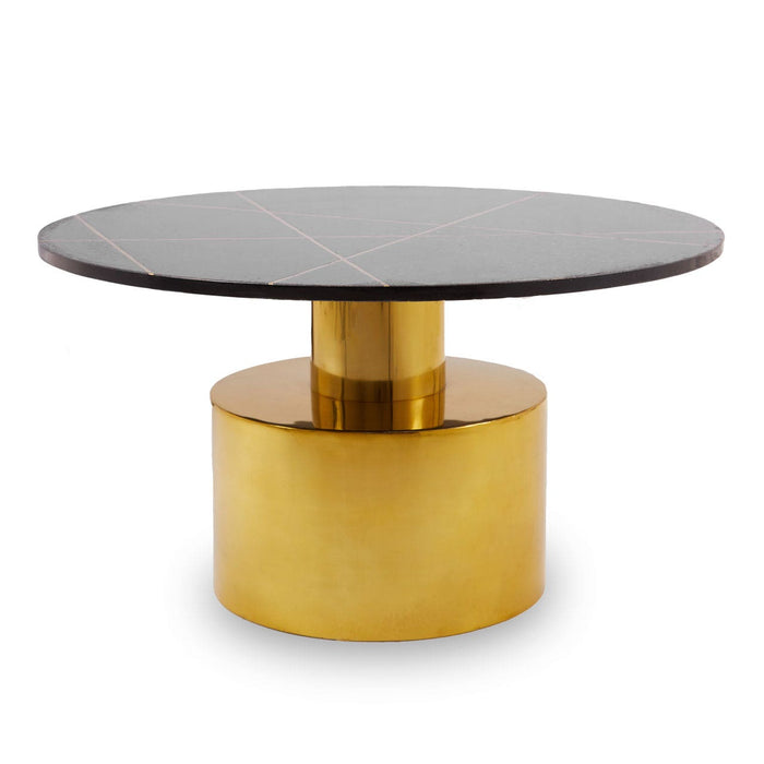 RABIA COFFEE TABLE WITH BLACK MARBLE TOP - Modern Home Interiors