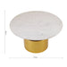 RABIA COFFEE TABLE WITH WHITE MARBLE TOP - Modern Home Interiors