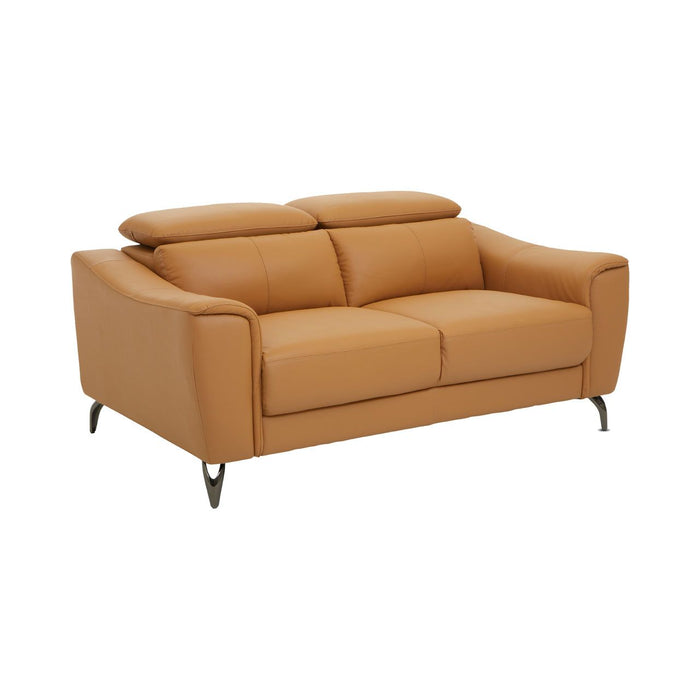 Leather Upholstered Thick Foam 2 Seater Sofa