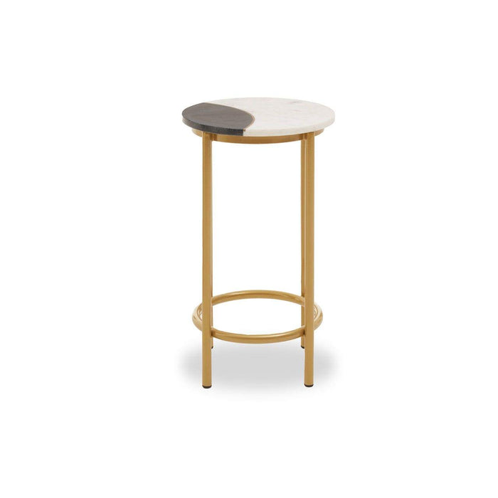 Vizzini Two Tone Side Table - Modern Home Interiors