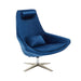 Modern Navy Velvet Armchair - Modern Home Interiors