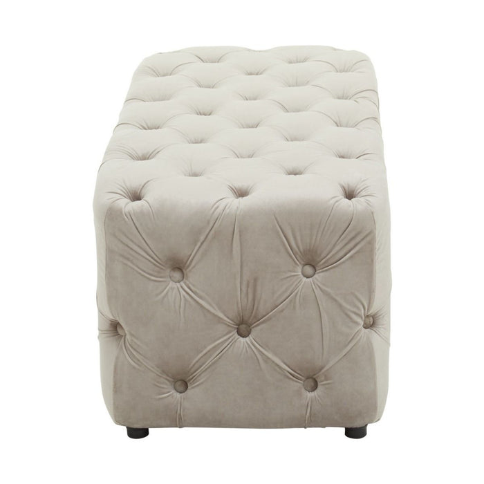 Tufted Velvet Bench