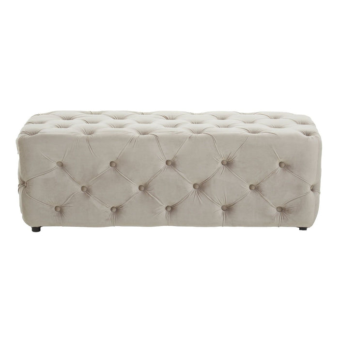 Tufted Velvet Bench