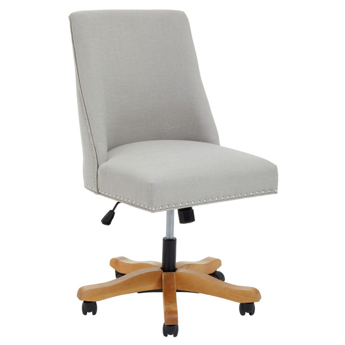 Plush Fabric Home Study Office Chair