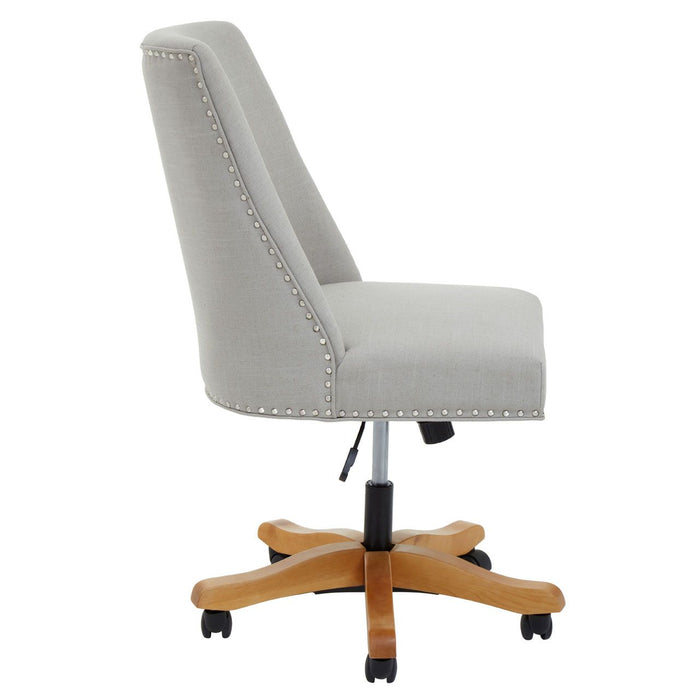 Plush Fabric Home Study Office Chair