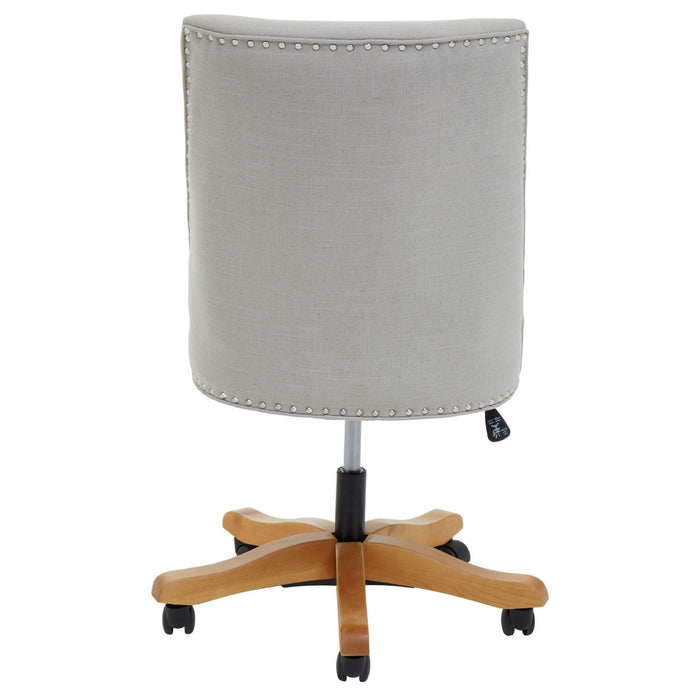 Plush Fabric Home Study Office Chair