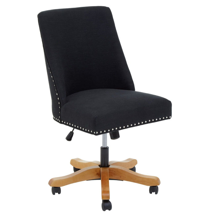 Plush Fabric Home Study Office Chair