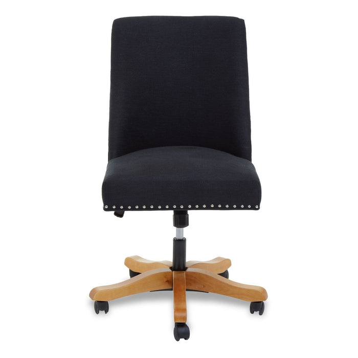 Plush Fabric Home Study Office Chair