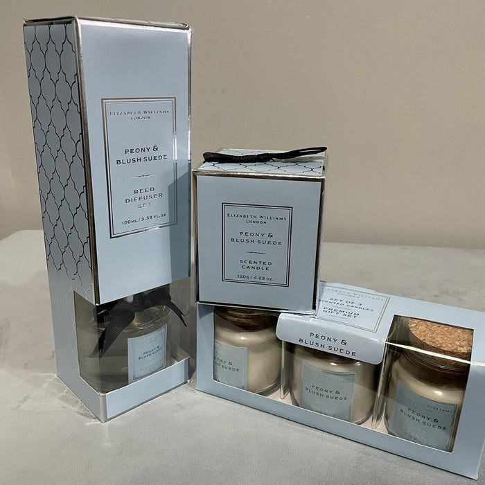 Elizabeth Williams London Home Fragrance Pastel Diffuser Candle - Full Gift Set