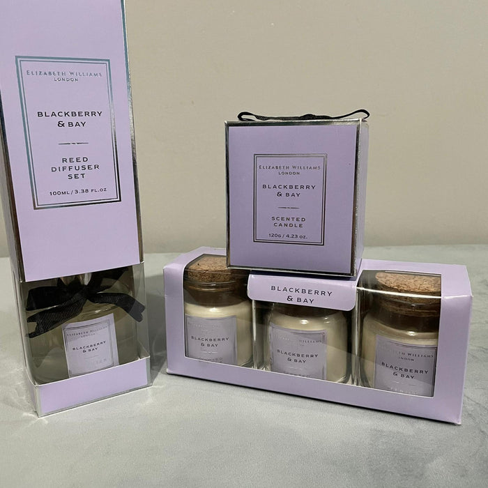 Elizabeth Williams London Home Fragrance Pastel Diffuser Candle - Full Gift Set