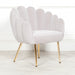 Deco Grey Velvet Accent/ Dining Chair with Gold Legs - Modern Home Interiors