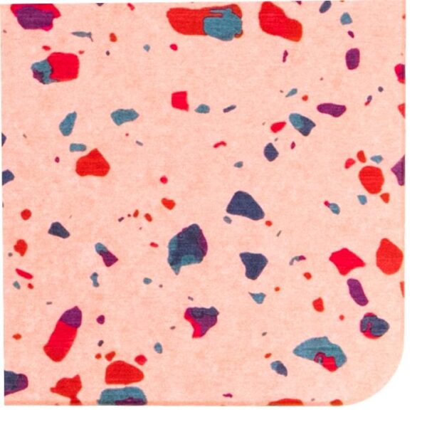 Artsy Mats Terrazzo Pink Stone Non Slip Bath Mat - Touch Dry