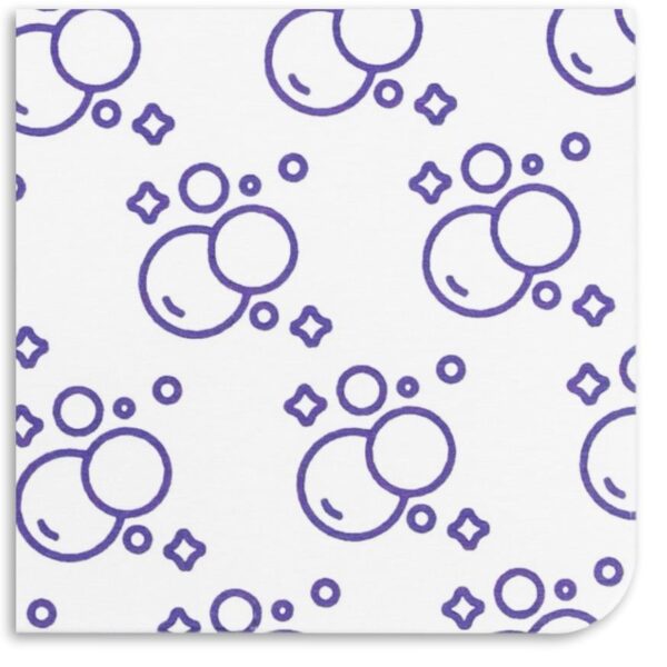 Artsy Mats Bubbles White Stone Non Slip Bath Mat - Touch Dry