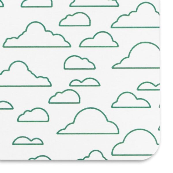 Artsy Mats Clouds White Stone Non Slip Bath Mat - Touch Dry