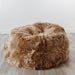 Luxury XXL Soft Thick Pile Sheepskin Beanbag - Light Brown - Modern Home Interiors