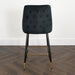 Chesterfield Button Back Gold Detail Velvet Kitchen Bar Stools (Set of 2) - Modern Home Interiors