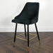 Chesterfield Button Back Gold Detail Velvet Kitchen Bar Stools (Set of 2) - Modern Home Interiors