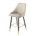 Chesterfield Button Back Gold Detail Velvet Kitchen Bar Stools (Set of 2) - Modern Home Interiors