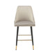 Chesterfield Button Back Gold Detail Velvet Kitchen Bar Stools (Set of 2) - Modern Home Interiors