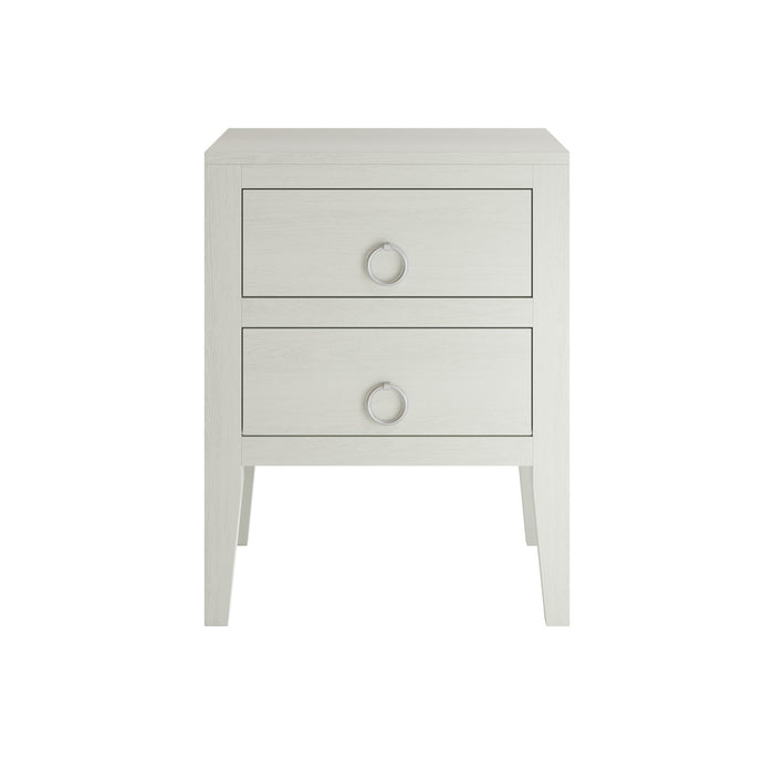 Cheriton Solid Oak Bedside Cabinet with Round Handles