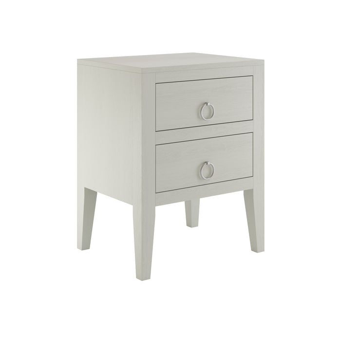 Cheriton Solid Oak Bedside Cabinet with Round Handles