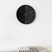 Black 12" Modern Analogue Clock - Modern Home Interiors