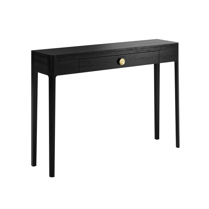 Abberley Console | Black 1 Drawer