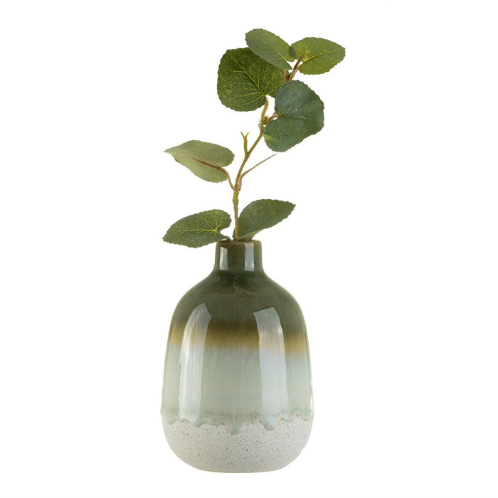 Mojave Glaze Vase - Green