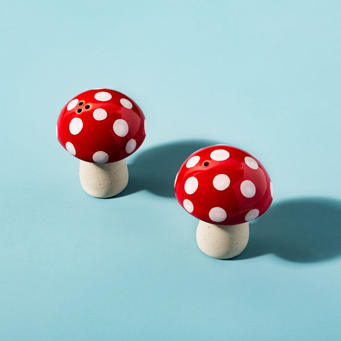 Red Mushroom Salt And Pepper Set