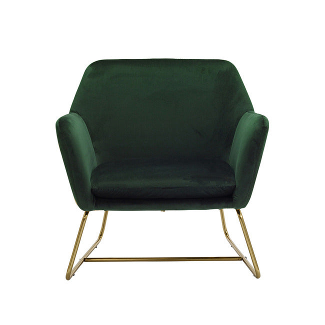 Charles Green Velvet Armchair