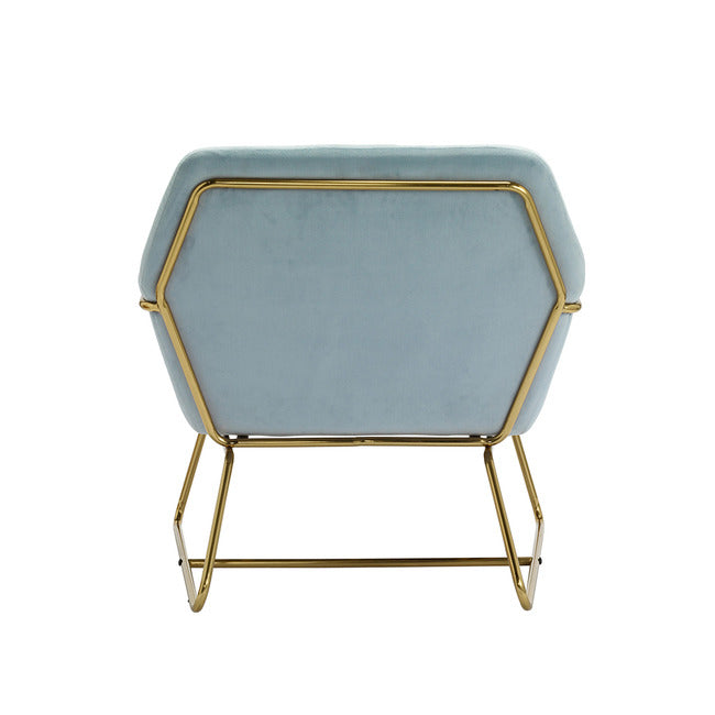 Charles Blue Velvet Armchair