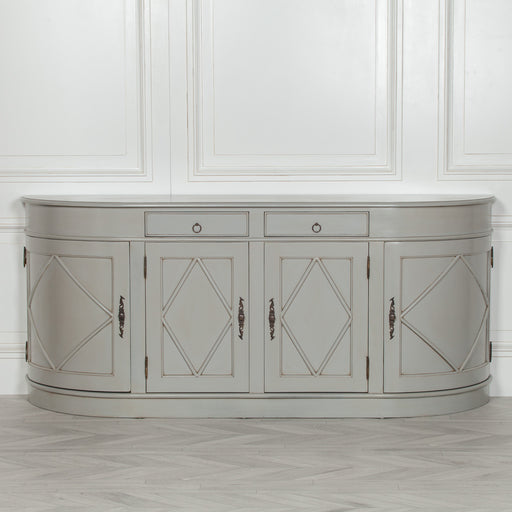 Classical Grey Mahogany Wood Sideboard - Modern Home Interiors