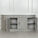 Classical Grey Mahogany Wood Sideboard - Modern Home Interiors