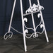 Antiqued French Style White Metal Easel - 165cm - Modern Home Interiors