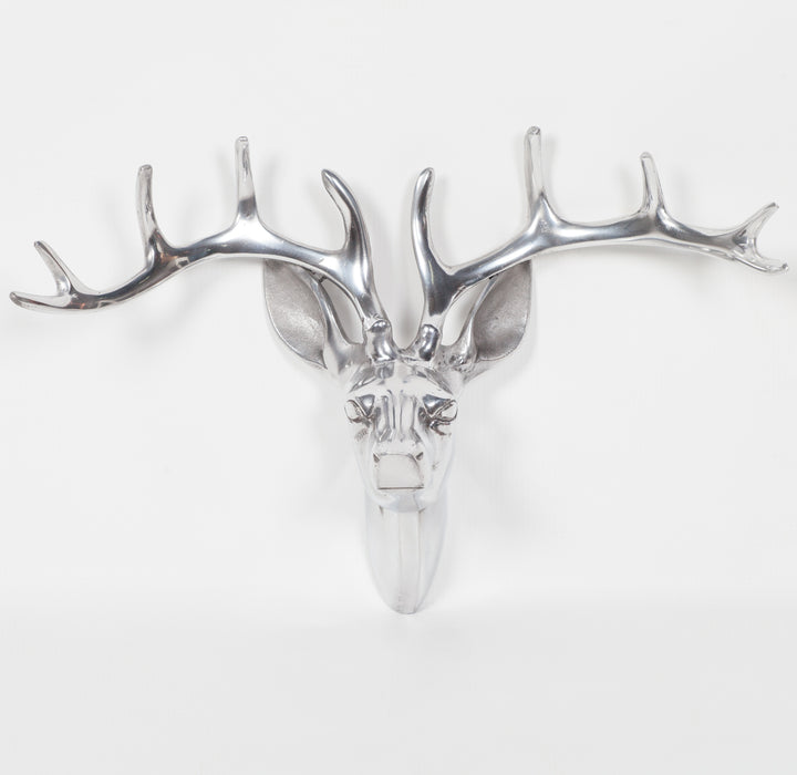 Aluminium Metal Stags Head Wall Mounted