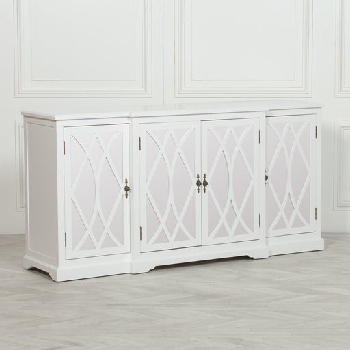 Breakfont Mirrored Large Sideboard - White - Modern Home Interiors