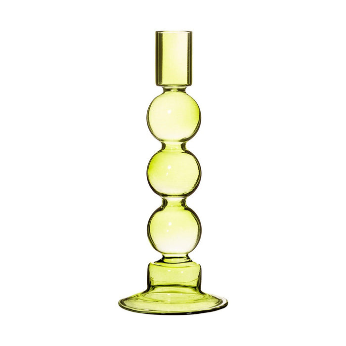 Bubble Candle Holder Olive Green