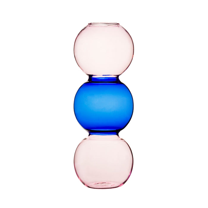 Brosolicate Glass Triple Bubble Vase - 3 Colours