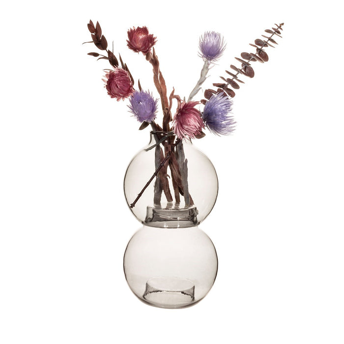 Grey Stacking Bubble Vase