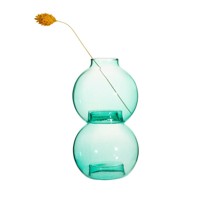 Turquoise Stacking Bubble Vase