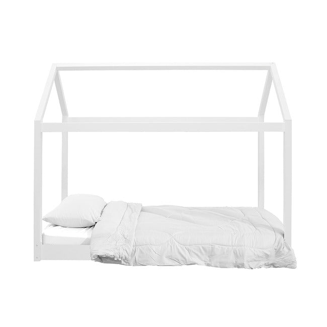 Hickory Children's Bedroom House Shaped Bed Frame