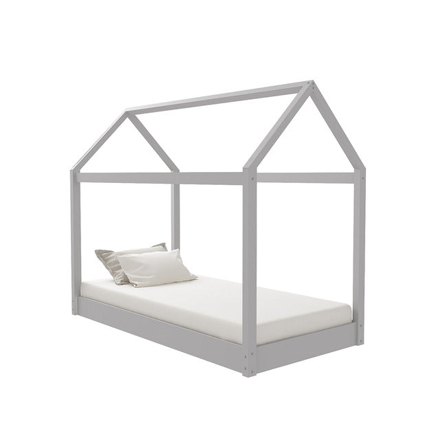 Hickory Children's Bedroom House Shaped Bed Frame