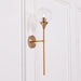 Gold Satin Deco Glass Ball Wall Light - Modern Home Interiors