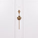 Gold Satin Deco Glass Ball Wall Light - Modern Home Interiors
