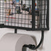 Black Wire Toilet Roll and Magazine Holder - Modern Home Interiors