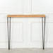 Rustic Wooden Hairpin Hall Console Table - 92cm - Modern Home Interiors