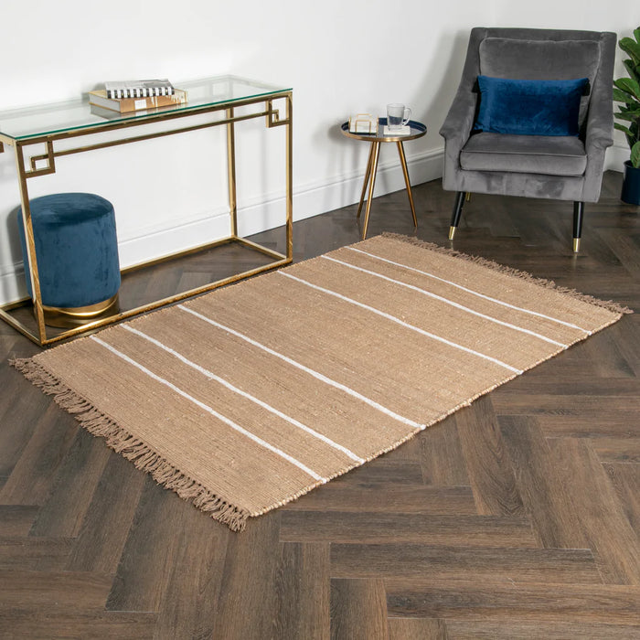 Striped Jute Rug (3 Sizes)