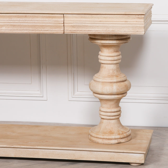 Mango Wood Console Table with Drawers 180cm