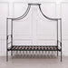 Black Iron 5'0" King Size Poster Bed Frame - Modern Home Interiors